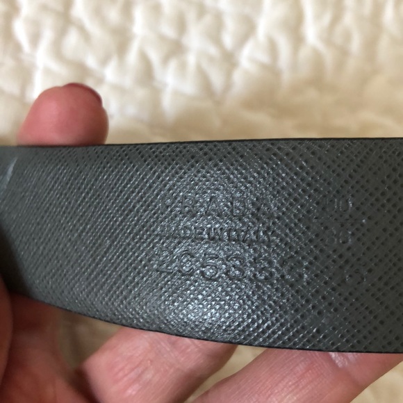 Authentic Men’s Prada Size 38 Black Belt! - Picture 2 of 3
